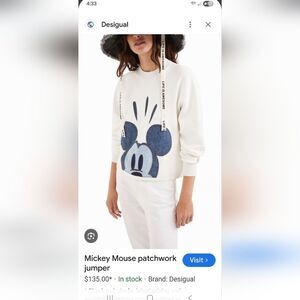 Desigual Mickey Mouse Sweater